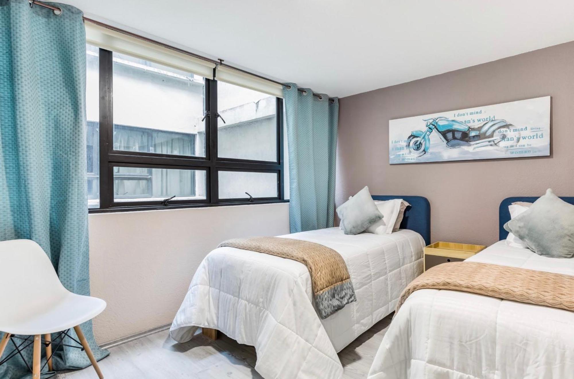 Cozy Roma Norte Flat - Parking- Wifi - Sleeps 6 メキシコシティ エクステリア 写真